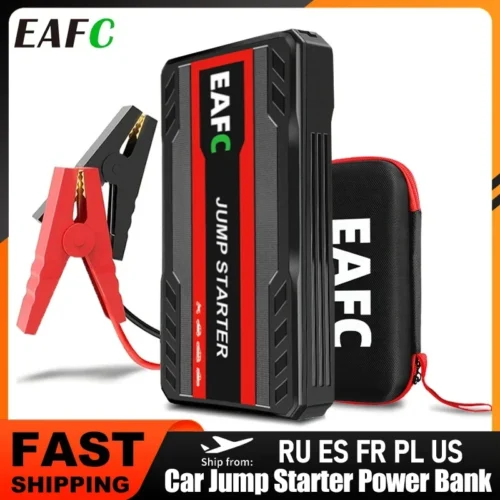 Car Jump Starter Battery Power Bank 600A for Car Starter Portable Emergency Booster 12V Auto Starting Device Petrol Diesel