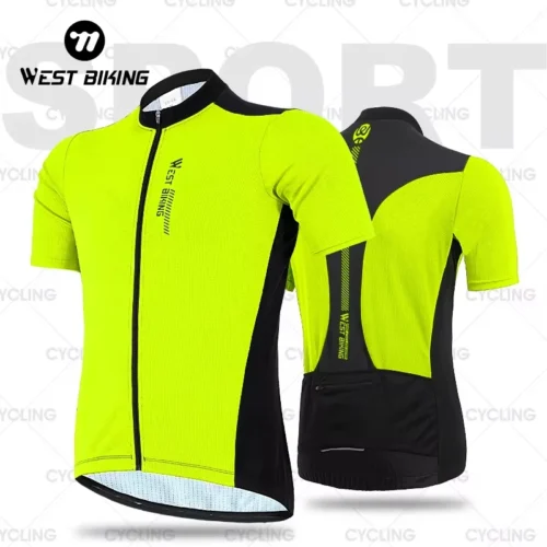 WEST BIKING Pro Cycling Jersey Men Women Bicycle Short Sleeve Clothes