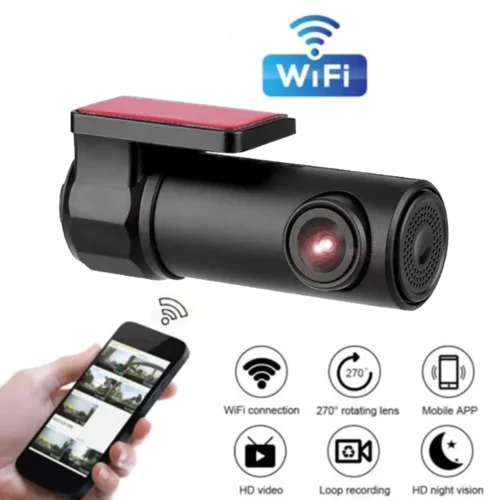 Mini HD 1080P Smart Car Wifi Dvr Dash Camera Night Vision Video Recorder