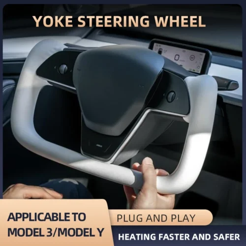 For Tesla Model 3 Model Y Yoke Handle Steering Wheel