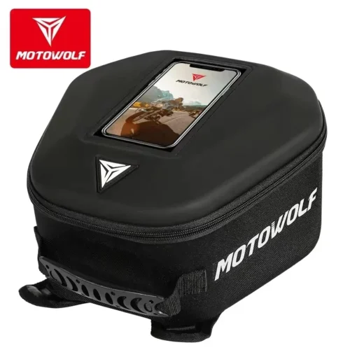 Motowolf Motorcycle Tank Bag Motorcycle Tour Bag Waterproof Motorcycle Gear Riding Storage Back Seat Trunk Backpack