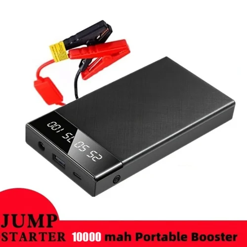 Car Jump Starter Battery for 8000mah Portable Emergency Booster Vehicle Emergency Starting Power for Outdoor Digital Display