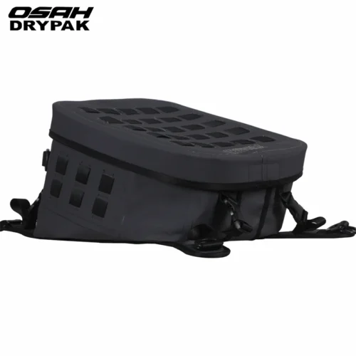 OSAH 12L Large Capacity Grey Motorcycle Front Tank Bag Multifunctional Waterproof Pack Riding Tool Navigation Package