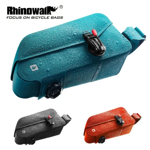 Rhinowalk Bike Bag Waterproof Magnetic Closure Knob Locking Bike Frame Bag suitable for mountain bike bicycle bag for frame