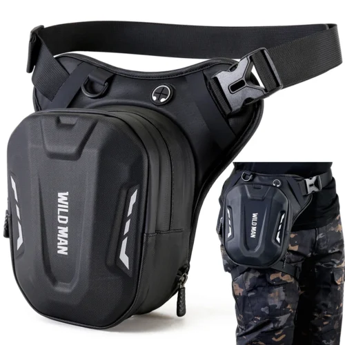 Motorcycle Drop Waist Leg Bag Portable Waterproof Leg Side Bag Belt Hip Bum Luggage Bags