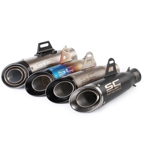 Modified SC Universal Exhaust Pipe 38-51MM 2 Layers 3 Layers Suitable For Yamaha Kawasaki Honda