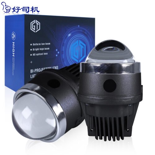 3.0-inch Car LED Dual-light Three-color Fog Lamp Lens Is Suitable For Toyota, Honda And Ford