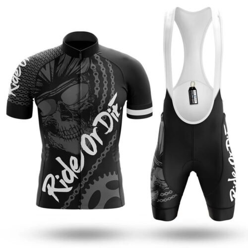 Short-sleeved Cycling Suit Summer Men’s Moisture-absorbing Breathable Cycling Suit Road Bike Top Shorts