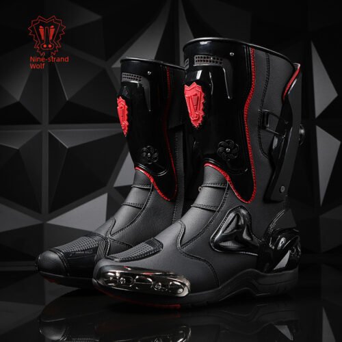 New Riding Boots Motorcycle Off-road Men’s Commuter Riding Shoes Motorcycle Equipment Women’s Track High-top Motorcycle Boots