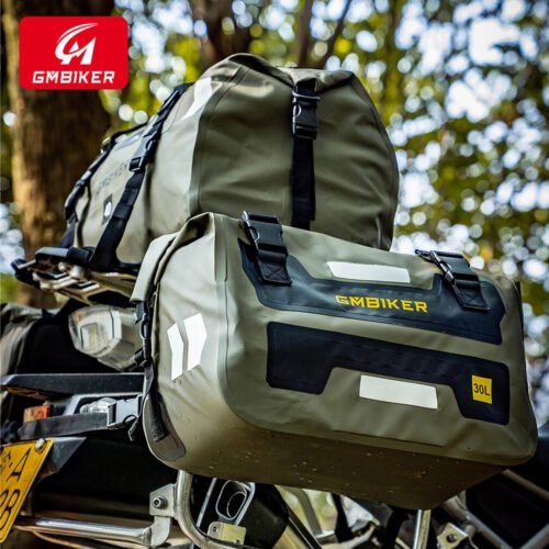 Motorcycle Rear Seat Side Bag Waterproof Quick-release