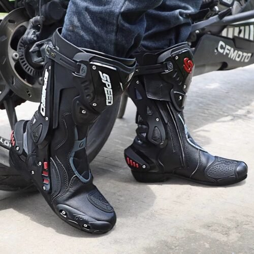 PRO-BIKER Motorcycle Boots Racing Men’s Summer Breathable Anti-fall Cross-country Rally Anti-collision Shoes B1008