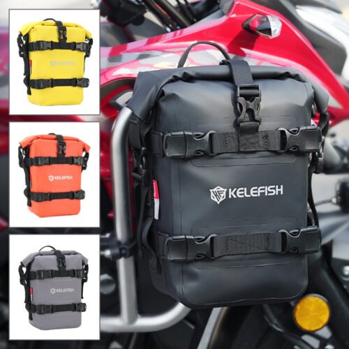 [Storm Waterproof] KELEFISH Motorcycle Bumper Edge Bag Motorcycle Reflective Side Bag Motorcycle Travel Hanging Bag