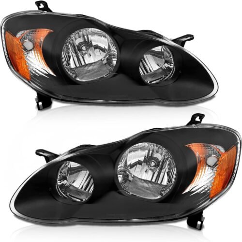 Hot LED Headlight Suitable For Toyota Corolla 2005-2008 Headlamp Black Beauty