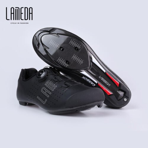 Lamada Lameda Cycling Shoes Lock Shoes Road Bike Men’s Carbon Fiber Hard Bottom