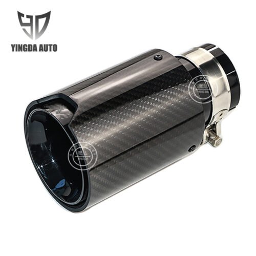 Suitable For BMW Car 12356 Series Modified Exhaust Pipe Carbon Fiber Tail Throat M Standard Stainless Steel Tail Mouth Silencer