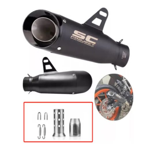 Motorcycle Exhaust Pipe Small Ninja Z 250 300 ZX10MT0709,R25R3R6 Modified Fried Street SC Double Layer