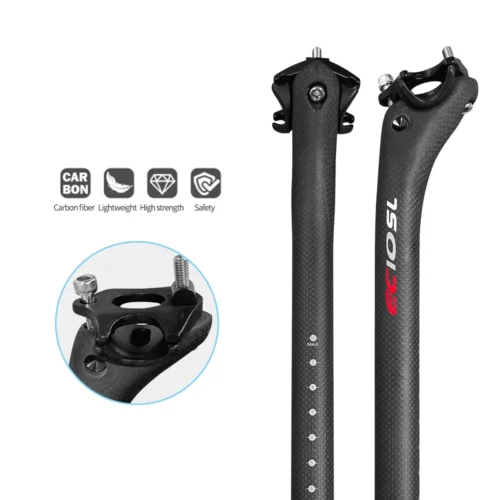 Carbon Fiber Seat Post 27.2/30.8/31.6mm Mountain/Road Bike Seatpost UD matte Bicycle Parts